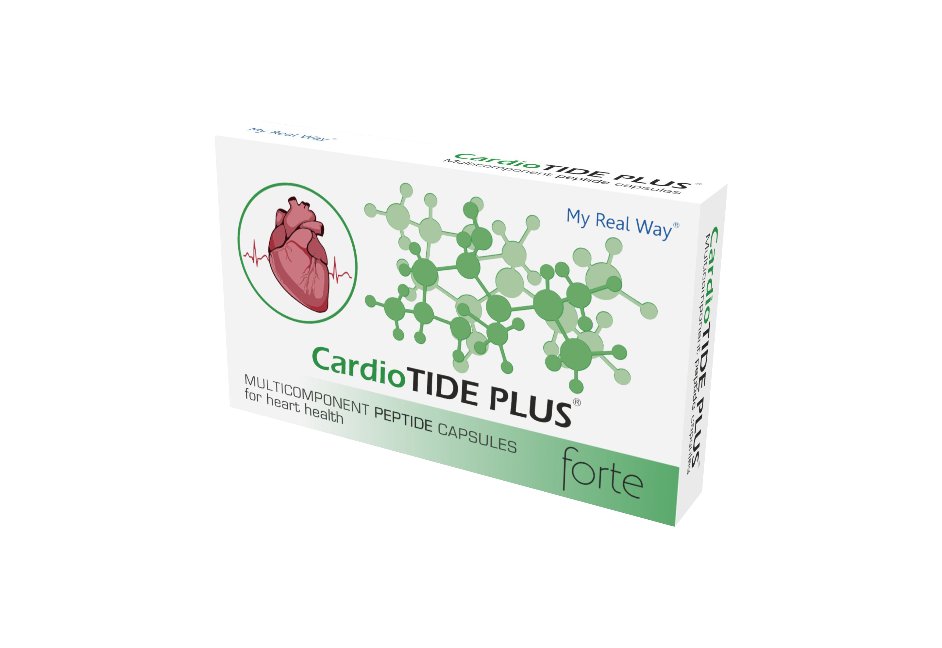 CardioTIDE PLUS Forte – Integratore per il cuore con Complesso peptidico multicomponente