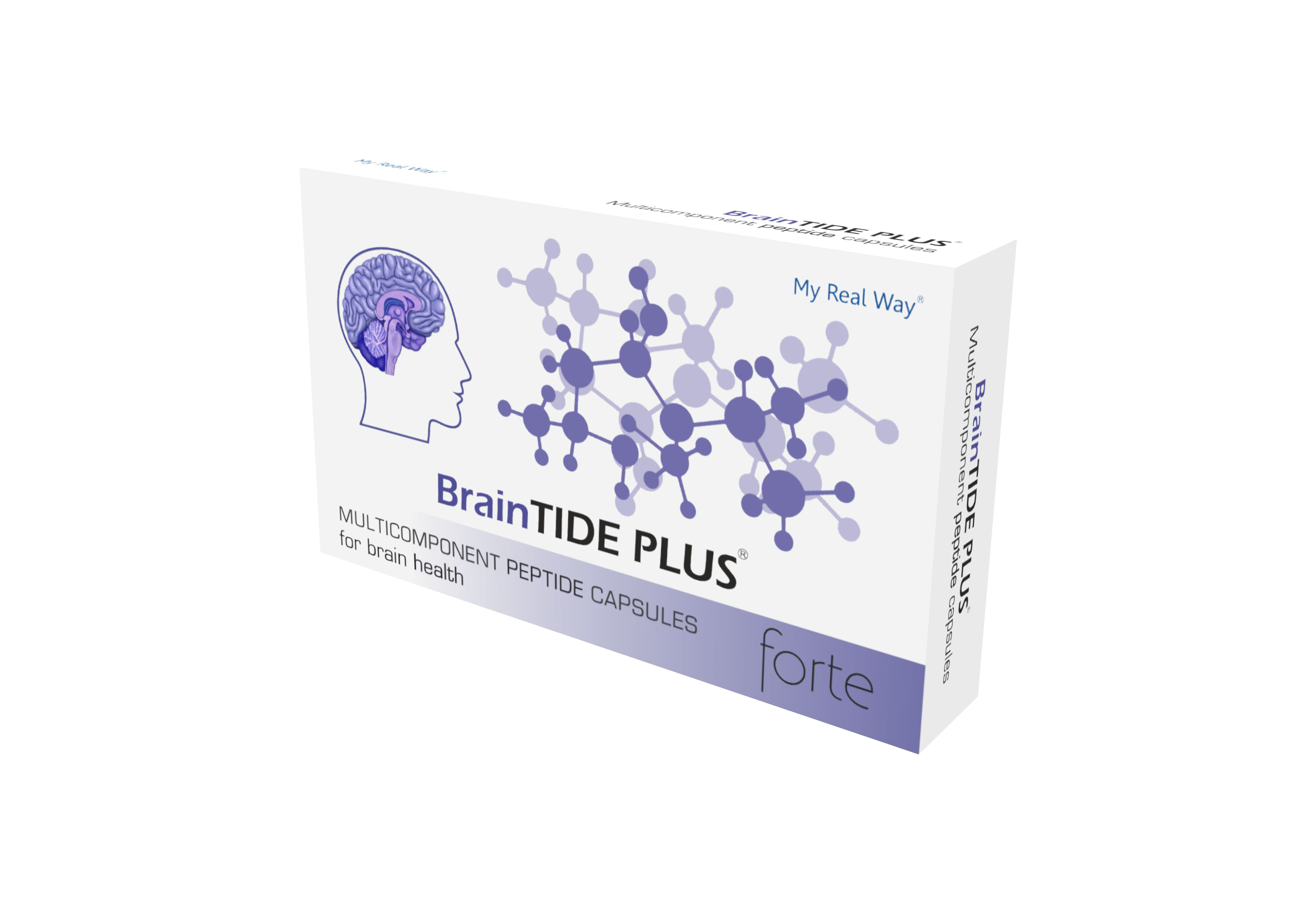 Brain TIDE PLUS Forte – Integratore per cervello con nanopeptidi bioregolatori